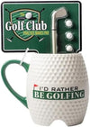 Set Taza y Boligrafo Palo de Golf mas Mini Pelotas
