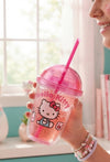 Vaso Tipo Capsula con Carrizo Hello Kitty