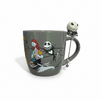 Taza con cuharita Jack Skeleton Nightmare Before Christmas