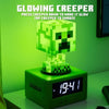 Reloj Despertador Minecraft grande creeper