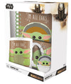 Set Taza + Libreta + Posavasos + Llavero Baby Yoda