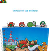 Libreta Super Mario con divisiones