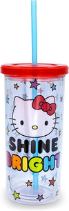 Vaso con Tapa Shine Bright Hello Kitty
