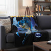 Manta Batman Negro Gris y Azul