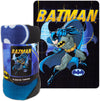 Manta Batman Negro Gris y Azul