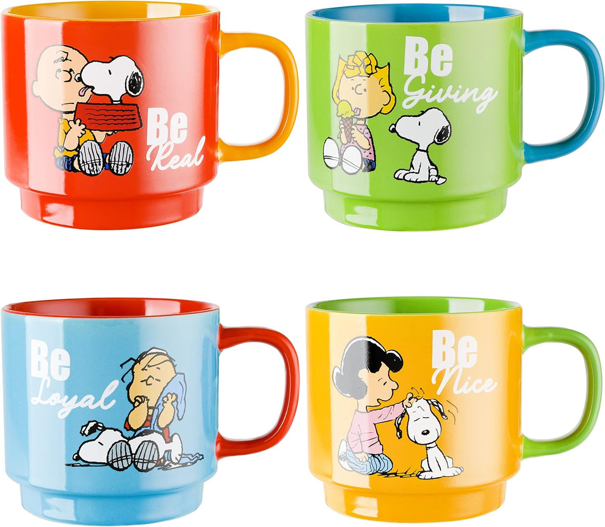 Tazza In Ceramica Snoopy Rugby: Idea Regalo Ufficiale Peanuts Per Colazione, Lavabile In Microonde - 3