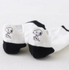 Medias Snoopy Blancas y Negras