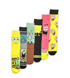 Set de 6 pares de medias Bob Esponja