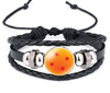 Pulsera de cuero Dragon Ball Esferas del dragon