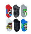 Medias Super Mario Bros 6 pairs para niños