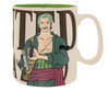 Set taza mas posavaso One Piece Zoro