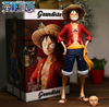 Figura One Piece , Luffy sonriente, cambia de cara de tres formas, 28cm