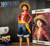 Figura One Piece , Luffy sonriente, cambia de cara de tres formas, 28cm