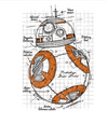 franela, Sueter, tshirt Star wars BB8