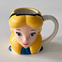 Taza 3D Cara Alicia en el pais de las maravillas