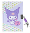 Libreta Kuromi con candado y llave