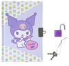 Libreta Kuromi con candado y llave