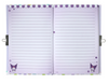 Libreta Kuromi con candado y llave