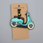 Tag para Maleta Moto Vespa