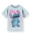 Franela, sueter, tshirt Stitch Blue Wave para niños