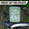 Taza Powered By Ass Not Gas Bike