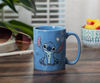Taza Stitch con flores