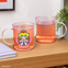 Taza de vidrio Peach