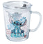 Taza Transparente Stitch Ohana