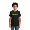 Sueter, Franela, Tshirt Fortnite Negra Logo para niños