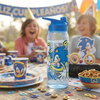 Botella sonic transparente summer azul