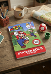 Cuaderno de Stickers 4 hojas Mario