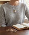 Collar snoopy Dorado Pateado