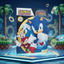 Libro para colorear Sonic The Hedgehgog