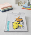 Sueter, Franela, Tshirt Pokemon Gris para niño
