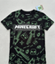 Sueter, Tshirt, Franela Minecraft Negro y verde
