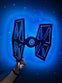 Lampara de pared Star Wars TIE Fighter