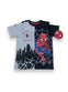 Franela, Tshirt, Sueter Spiderman con ciudad para niños