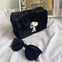 Cosmetiquera Bolso de Felpa Snoopy