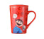 Taza alta con tapa y cucharita Super mario Bros