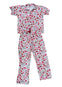 Pijama Snoopy Amor ( Besos, Flores, Cartas y Fresas)