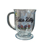 Taza de Vidrio Hello Kitty Flores