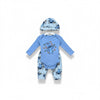 Conjunto Body Pantalon y Gorro para Bebe Stitch