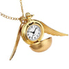 Collar Reloj Snitch Dorada Harry Potter