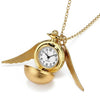 Collar Reloj Snitch Dorada Harry Potter