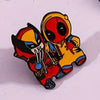 Pin Wolverine y Dead Pool