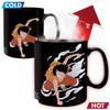 Taza Change Color Luffy & Ace One Piece