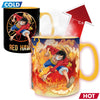 Taza Change Color One Piece Luffy & Sabo