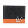 Cartera Wallet Naruto Uzumaki Naranja y Negro Konoha