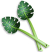 JUNGLE SPOON - Cuchara ranurada en forma de hoja