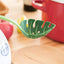 JUNGLE SPOON - Cuchara ranurada en forma de hoja